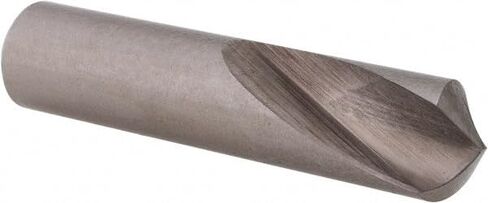 Hertel Spotting Drill, High-Speed Steel, 7/16" Shank Dia, 7/16" Dia, Bright/Uncoated Finish, 118 deg, 1" Flute Length, 2" OAL, Right Hand Cut in Saudi Arabia