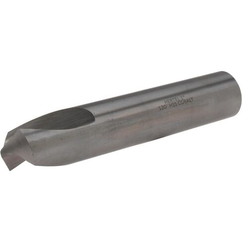 مثقاب هيرتل، قطر 1 بوصة، كوبالت M-35 HSS-E، قطر عرقوب 1 بوصة، لمسة نهائية لامعة/غير مطلية، 120 درجة، طول الناي 1-3/4 بوصة، 5-3/8 بوصة OAL، قطع اليد اليمنى in Saudi Arabia