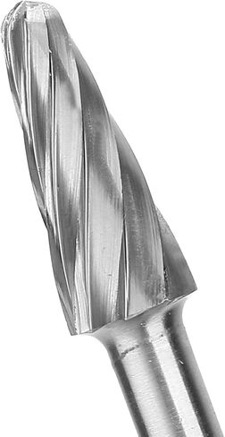 6Pcs Cutting Burrs, 6mm 1/4in Shank Rotating Files Burr Set, Tungsten Steel Rotating Burr Set with 10mm Cutting Diameter for Process Cast Iron, Cast Steel, Carbon Steel in Kuwait
