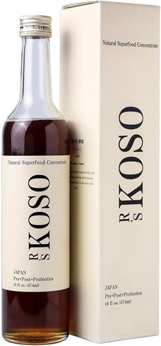 R's KOSO 3-Day Cleanse Japanese Enzyme Drink Rich in Postbiotics, Probiotics and Prebiotic, Made from 100+ Vegetables ＆ Fruits - Natural Support for Better Digestion & Gut Health + Detox - 16oz in Saudi Arabia