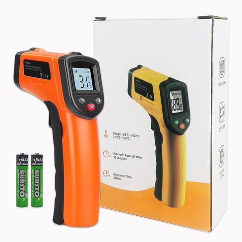 Non-Contact Infrared Thermometer Gun X6000- Handheld Digital Temperature Tester with LCD Display for Home/Kitchen/Industrial Use,Range:-58°F ~1022°F. in Saudi Arabia
