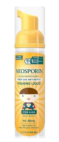 منظف ​​الجروح نيوسبورين للأطفال 2.30 أونصة (عبوة من 3 قطع) in Kuwait