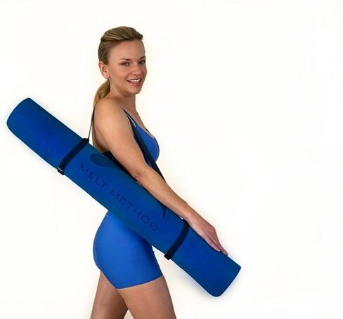 بساط العلاج MELT - بساط تمرين كبير جدًا لطريقة الذوبان واليوجا والبيلاتس والمزيد - ملحق للياقة البدنية للمنزل أو صالة الألعاب الرياضية أو الاستوديو - مضاد للانزلاق وخالي من اللاتكس والكلوريد متعدد الفينيل in Kuwait