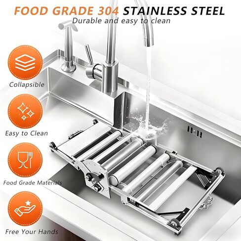Folding Electric Puff Pastry Machine,Precision Thickness Adjustment,Stainless Steel Compact Dough Sheeter,for Small Kitchens and Pizza Restaurants in Saudi Arabia