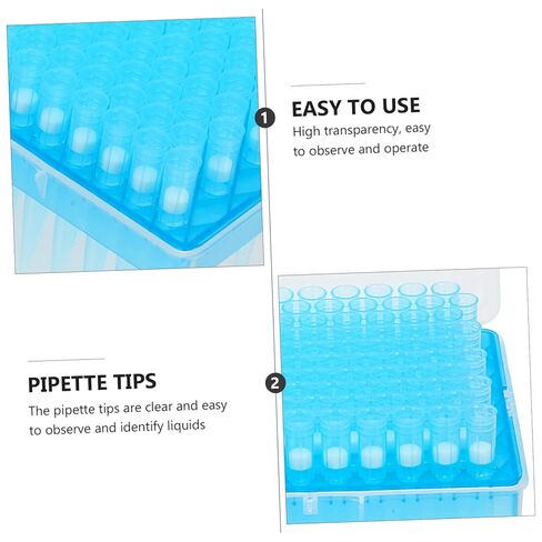 100pcs Filter Pipette Tips Lab Disposal Tips High Density Material Filter Cross Pollution Prevention in Saudi Arabia