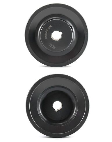QWORK Double Groove Web Sheaves, 4.25"OD 5/8" Bore V-Belt Sheave for V-Belt,2AK4458 in Saudi Arabia