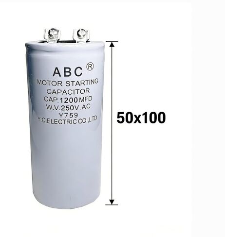 مكثف CD60 250V أسطوانية AC محرك AC بدء 1200 فورت مكثفات 1200MFD in Kuwait