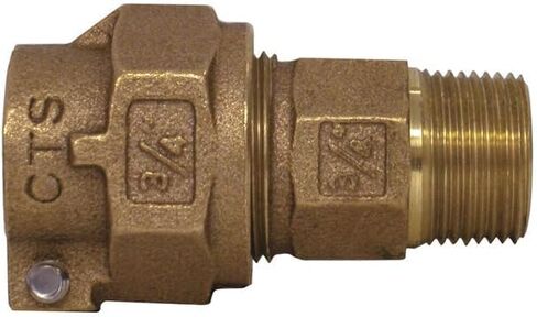 أسطورة 1 بوصة ضياء. × 3/4 بوصة ضياء. MNPT To PACK JOINT وصلة التوصيل البرونزية ذات الحزمة المشتركة in Kuwait