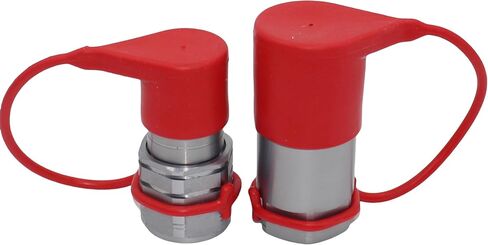 1/2 بوصة NPT قارنات التوصيل/الوصلات ذات الوجه المسطح Bobcat Skid Steer الهيدروليكية سريعة التوصيل قارنة التوصيل الهيدروليكية سريعة الإصدار ISO16028 مع أغطية الغبار، 1/2 بوصة الجسم + 1/2 بوصة NPT in Kuwait