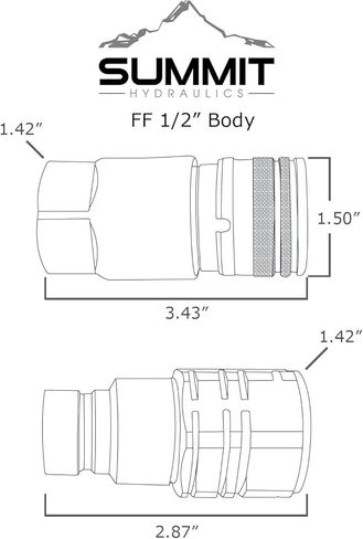 5/8 "SAE -10 Skid Steer Bobcat وجه مسطح هيدروليكي توصيل سريع وصلة توصيل ذكر in Kuwait