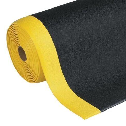 American Floormats Deluxe ComfortFoam 3/8 inch Thickness Black 5' x 15' Anti-Fatigue Mat in Kuwait