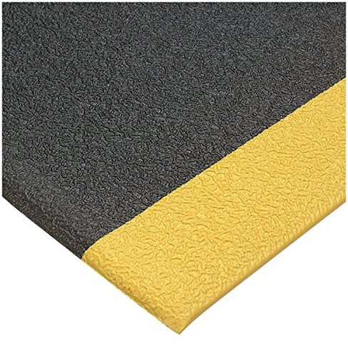 American Floormats Deluxe ComfortFoam 3/8 inch Thickness Black 6' x 6' Anti-Fatigue Mat in Kuwait