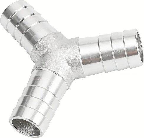 2 قطعة الفولاذ المقاوم للصدأ 304 3/8 "خرطوم بارب Y الشائكة المناسب ، 3 طريقة واي محول مع 6 قطعة خرطوم المشابك in Kuwait