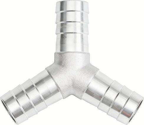 2 قطعة الفولاذ المقاوم للصدأ 304 3/8 "خرطوم بارب Y الشائكة المناسب ، 3 طريقة واي محول مع 6 قطعة خرطوم المشابك in Kuwait