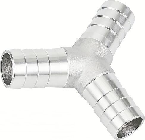 2 قطعة الفولاذ المقاوم للصدأ 304 3/8 "خرطوم بارب Y الشائكة المناسب ، 3 طريقة واي محول مع 6 قطعة خرطوم المشابك in Kuwait