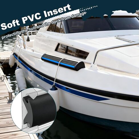 AIWFL 50.85 FT Black Boat Rub Rail Replacement, 3/4 x 3/8 Inches Flexible Rub Rail Vinyl Insert for Boats, PVC Boat Bumper Insert in Kuwait