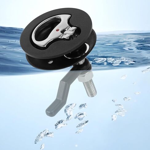 Thorn Boat Cam Latch with Back Plate,2 PCS Nylon Boat Hatch Latches with Stainless Steels Offset Cam Bar and Handle,Boat Latches Marine for Boat Deck Hardware in Saudi Arabia
