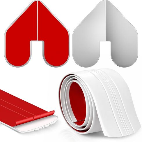 2 Pcs Bow&6 feet Keel Guard Kit for Fiberglass Boats Stainless Steel Boat Bow Protector Notched Self-Adhesive DIY Hull Keel Protector Guard Shield for Ships from Wear and Scratches in Kuwait