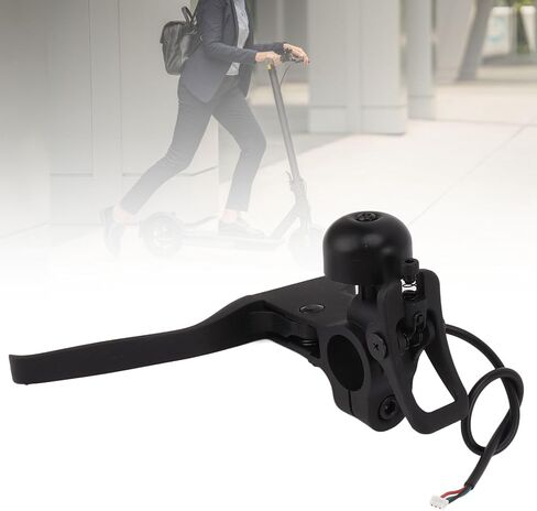 Electric Scooter Brake Handle, Nylon Handle Brakes Lever Part Replacement Non Slip Handlebar Assembly Kit with Bells for F30 F40 Electric Scooter in Saudi Arabia