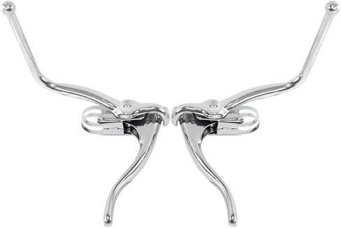 زوج واحد من أذرع فرامل الدراجة المصنوعة من الألومنيوم - مكابح يدوية خفيفة الوزن بمقبض مزدوج لمقود 22.2 مم، متوافقة مع دراجات الطرق والجبال in Kuwait