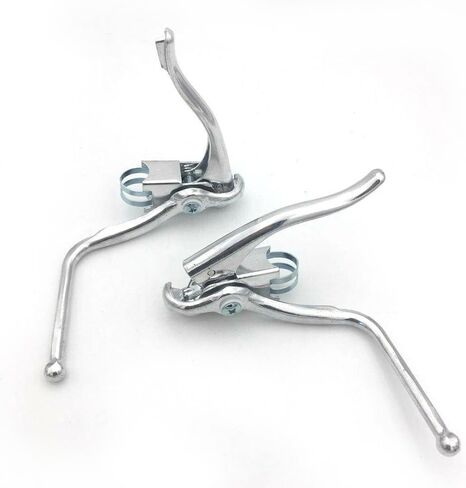 زوج واحد من أذرع فرامل الدراجة المصنوعة من الألومنيوم - مكابح يدوية خفيفة الوزن بمقبض مزدوج لمقود 22.2 مم، متوافقة مع دراجات الطرق والجبال in Kuwait