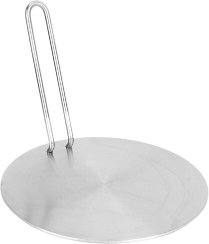 GLOGLOW Countertop Burner Stainless Steel Heat Diffuser Plate, 8.7 Inch, Induction Adapter for Gas and Electric Cookers, with Detachable Handle Kitchen Tools (20cm) in Saudi Arabia