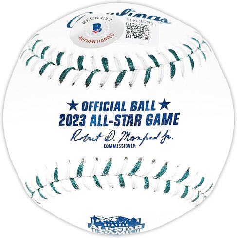 جوليو رودريغيز موقعة رسميًا 2023 All Star Game Logo لعبة البيسبول مارينرز بيكيت باس QR in Saudi Arabia