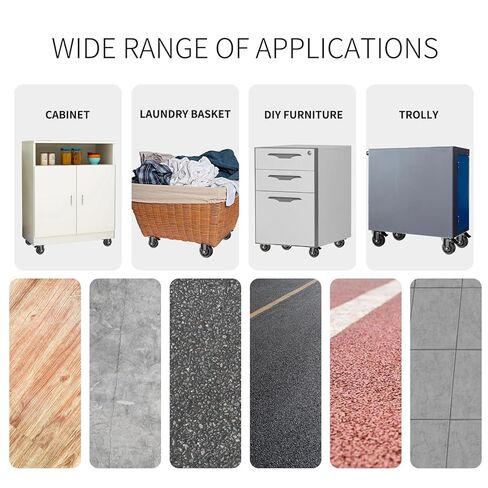 عجلات جذعية مقاس 2 بوصة 600 رطل، مجموعة عجلات جذعية ملولبة مكونة من 4 قطع شديدة التحمل، 1/4 بوصة - 20 × 1 (قطر المسمار 1/4 بوصة، طول الجذع 1 بوصة)، عجلات صناعية آمنة مزدوجة القفل، عجلات للعربة والأثاث in Kuwait