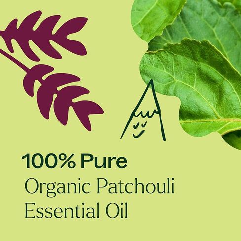 Plant Therapy Organic Patchouli Essential Oil 10 mL (1/3 oz) 100% Pure, Undiluted, Therapeutic Grade in Saudi Arabia
