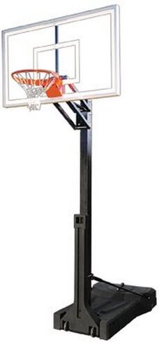 First Team OmniChamp Select Steel-Acrylic-HDPE Portable Basketball System44; Black in Saudi Arabia
