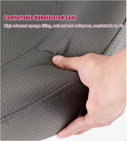 كرسي سرج هيدروليكي لأخصائي صحة الأسنان، مقعد دوار قابل للتعديل للاستخدام في المكتب المنزلي والمختبر والتجميل والوشم - مريح من الجلد، سهل التجميع، سعة وزن 200 كجم (أخضر) in Kuwait