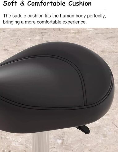 كرسي سرج مع دوران 360 درجة، مقعد طبي مريح قابل للتعديل، مقعد سبا مريح للوشم، الأسنان، الاستخدام المكتبي، سعة وزن 220 رطل (رمادي) in Kuwait