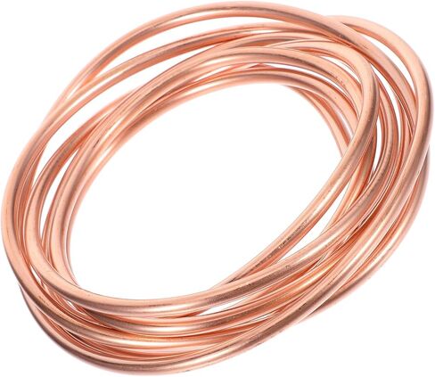 Ciieeo Copper Refrigeration Tubing Coil 2m Length 4x0.5mm Soft Red Copper Tube for Air Conditioner and Refrigerator Cooling Systems in Saudi Arabia