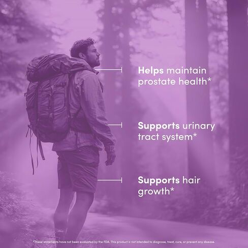 Vital Peak® Saw Palmetto Peak 320 مجم - مكمل عشبي لنمو الشعر وصحة المسالك البولية - نباتي، خالي من الغلوتين، خالي من منتجات الألبان، غير معدل وراثيًا - 30 كبسولة in Kuwait