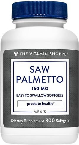 The Vitamin Shoppe Saw Palmetto Extract 160mg, Supplement for (300 Softgels) in Saudi Arabia