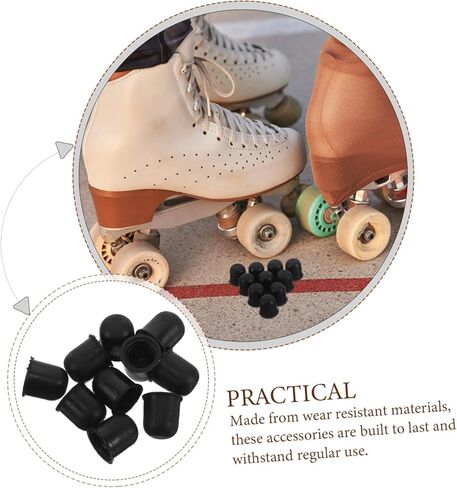 10pcs Roller Skate Accessories Shock-Absorbing Bushings for Double Row Skates and Wear-Resistant Components Fit for Enhanced Comfort and Easy Replacement in Saudi Arabia