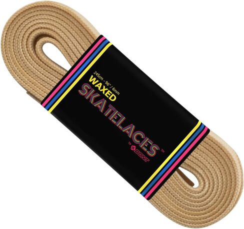 Bont Skates Waxed Laces - 6mm & 8mm - 47" 71" 79" 96" 108" - Sandcastle Beige in Saudi Arabia