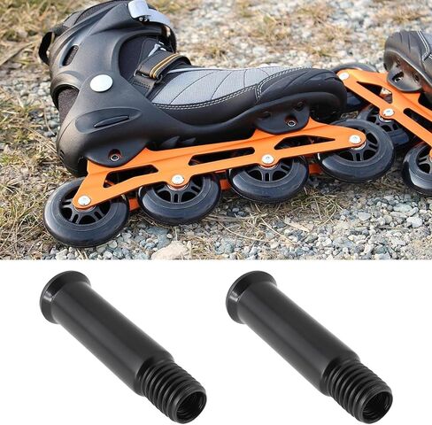 eMagTech 16x Aluminium Alloy Inline Roller Skate Axles Screws Bolts 8mm Compatible with Roller Skate Shoes in Saudi Arabia