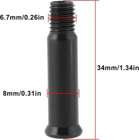 eMagTech 16x Aluminium Alloy Inline Roller Skate Axles Screws Bolts 8mm Compatible with Roller Skate Shoes in Saudi Arabia