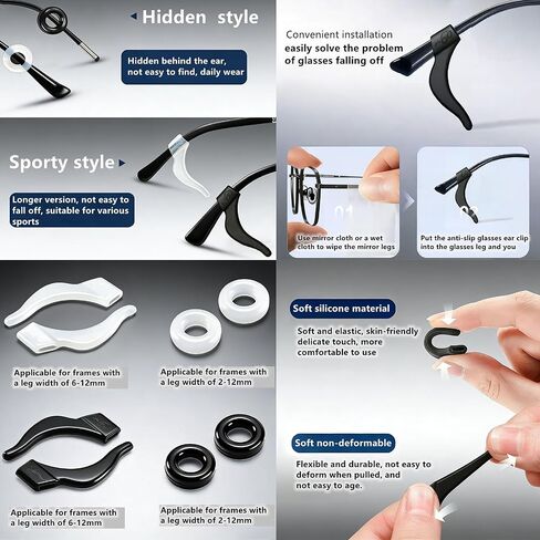 مجموعة إصلاح النظارات المغناطيسية الكل في واحد مع مسامير، مع براغي النظارات المتوافقة، وسادات أنف من السيليكون، وملقط، ومفك براغي دقيق، ومناسبة لمختلف النظارات وإصلاح النظارات الشمسية in Kuwait