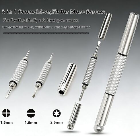 مجموعة إصلاح النظارات المغناطيسية الكل في واحد مع مسامير، مع براغي النظارات المتوافقة، وسادات أنف من السيليكون، وملقط، ومفك براغي دقيق، ومناسبة لمختلف النظارات وإصلاح النظارات الشمسية in Kuwait