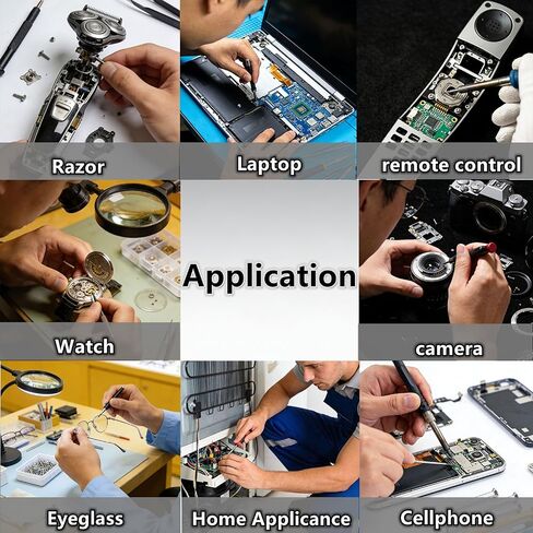 مجموعة إصلاح النظارات المغناطيسية الكل في واحد مع مسامير، مع براغي النظارات المتوافقة، وسادات أنف من السيليكون، وملقط، ومفك براغي دقيق، ومناسبة لمختلف النظارات وإصلاح النظارات الشمسية in Kuwait
