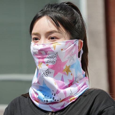 3 Pcs Summer Breathable Cooling Face Mask for Men Women UV Protection Neck Gaiter Mask for Outdoor Activities in Saudi Arabia