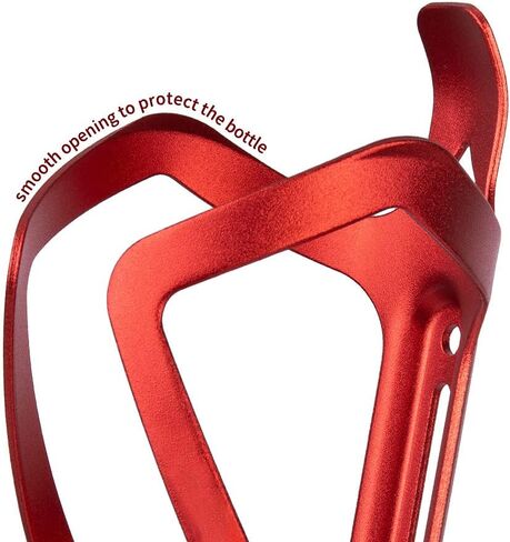 Water Bottle Cages, Alloy Aluminum Lightweight Water Bottle Holder Universal Bike Cup Holder Rack for Road MTB Bikes(Red) in Saudi Arabia