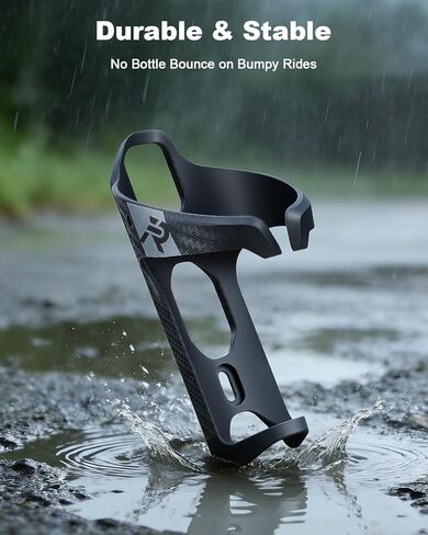 Onvian Bike Water Bottle Holder,Ultralight & Sturdy Carbon Fiber Bike Bottle Cage, Universal Bicycle Cup Holder,Water Bottle Holder for Bike Accessories with Screw Tool in Kuwait