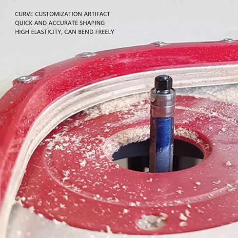 شريط تحديد ملامح الأعمال الخشبية: دليل منحني مرن مدفوع بالعتاد الصغير لمشاريع الأعمال الخشبية، أدلة توجيه للأعمال الخشبية، أدلة توجيه أعمال خشبية دقيقة، 57 سم in Kuwait