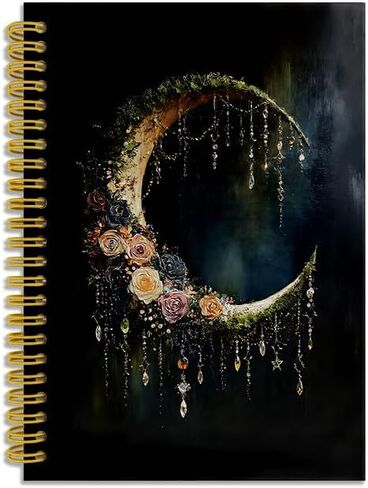 مجلة Night Sky Night Night Sky Witchy ، Nebula Stars Galaxy Space Journal for Women Men ، دفتر ملاحظات دوامة جمالية 5.5x8.3 ، اللوازم المدرسية الساحرة للمكاتب الساخرة in Kuwait