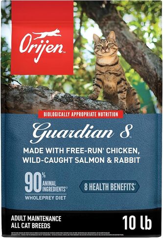 ORIJEN Guardian 8 Grain Free High Protein Premium Dry Cat Food 4lb Bag in Saudi Arabia