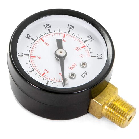 XtremepowerUS 1-1/2 "قياس ضغط المياه مرشح حوض السباحة سبا حوض السمك مقياس الآبار 1/8" NPT أقل جبل 0-16 PSI in Saudi Arabia