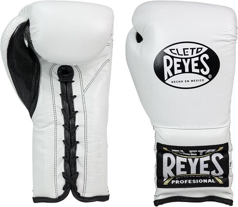 CLETO REYES Traditional Professional Boxing Gloves with Laces for Training, Sparring and Heavy Punching Bags for Men and Women, MMA, Kickboxing, Muay Thai, 12oz, Black CRE in Saudi Arabia